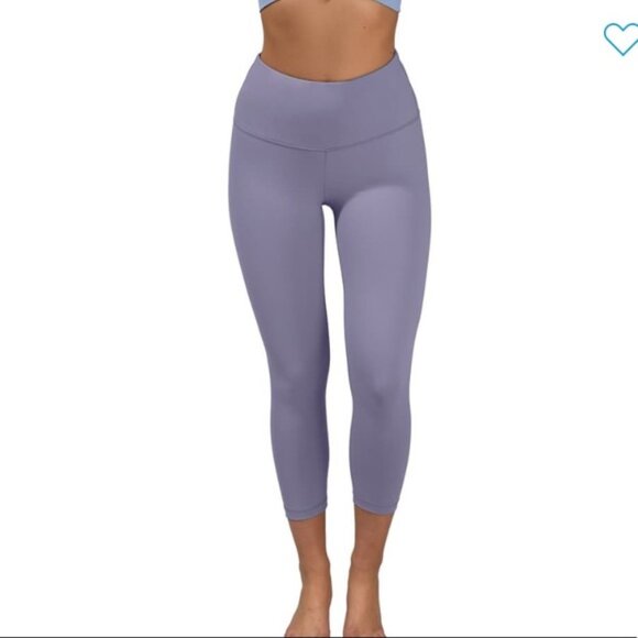 Purple 90 Degree Crops Size Small - Picture 1 of 7